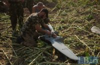 Артиллеристы в зоне АТО используют беспилотник для разведки позиций боевиков