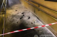 На Бассейной в центре Киева произошел взрыв с пожаром (обновлено)