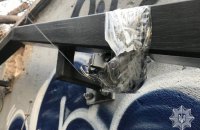 У центрі Києва знайшли розтяжку з гранатою 