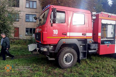 В Кривом Роге произошел пожар в военном общежитии