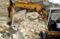 У нацпарку "Кременецькі гори" знайшли нелегальний піщаний кар'єр