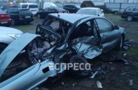 Пьяный водитель разбил четыре автомобиля на автостоянке в Киеве