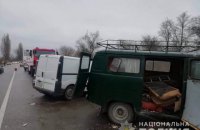 Под Херсоном при столкновении микроавтобусов погибли пять человек