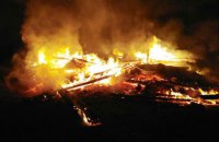 В Житомирской области сгорела деревянная церковь УПЦ МП
