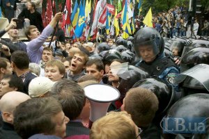 Милиция опровергает информацию о задержаниях во время митинга