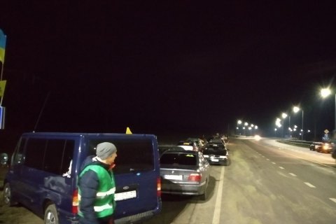Вблизи Ровно митингующие ​"евробляхеры" подрались с полицией