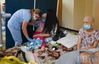 Масована ракетна атака росіян по Києву. Фото- й відеорепортаж з Охматдиту