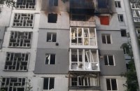 В Оріхові згоріла дев’ятиповерхівка внаслідок обстрілу росіян