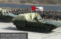 Российский танк нового поколения заглох во время генеральной репетиции парада Победы