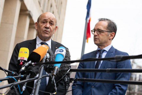 ​Главы МИД Германии и Франции посетят Украину в четверг