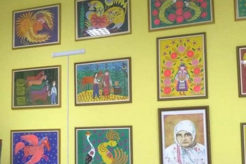 Під час наступу російських військ згорів музей з картинами Марії Приймаченко 