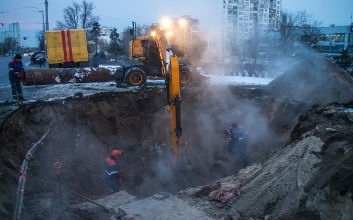 В деяких районах Києва найближчим часом неможливо відновити теплопостачання