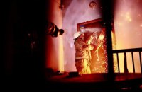 Через російські обстріли на Харківщині горіли промислові об’єкти