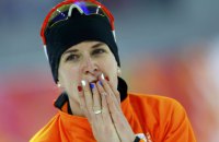 Голландка Ирен Вюст выиграла «золото» на 1,5-километровой конькобежной дистанции 