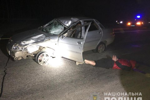 ​В Краснограде водитель сбил насмерть пешехода и сбежал. Его задержали со стрельбой