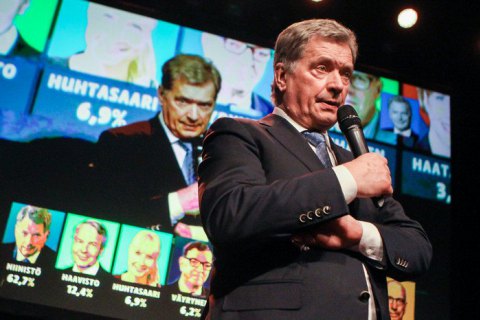 Президент Финляндии Нийнистё переизбран на второй срок (Обновлено)