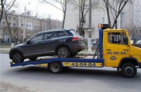 В Николаеве ГАИ эвакуирует автомобили, мешающие проезду Януковича