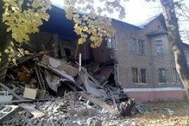В Луганской области рухнул двухэтажный дом