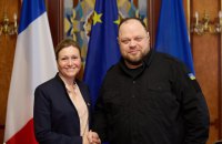 До України приїхала голова Національних зборів Французької Республіки Яель Брон-Піве