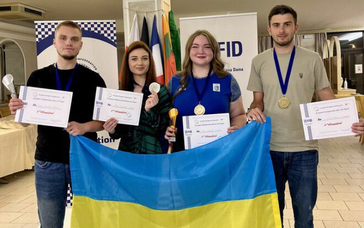 Українці здобули шість нагород на чемпіонаті Європи з шашок-100