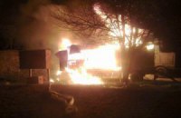 На аэродроме Бельбек вспыхнул пожар