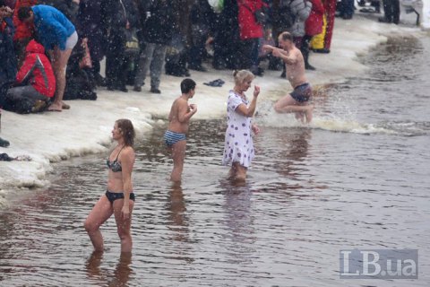 В Днепре из-за морозов и карантина отменили массовые купания на Крещение