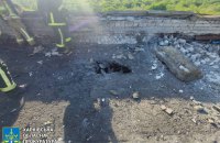 Вранці російський дрон влучив у харківську багатоповерхівку