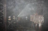 На шахте в Луганской области вторые сутки тушат пожар 