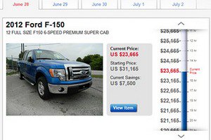 Аукцион eBay будет продавать новые автомобили по дешевке
