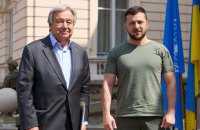 Зеленський закликав генсека ООН забезпечити безпеку Запорізької АЕС