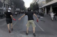 В Греции произошли столкновения митингующих с полицией