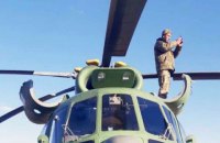 Военный вертолет совершил вынужденную посадку в Киевской области