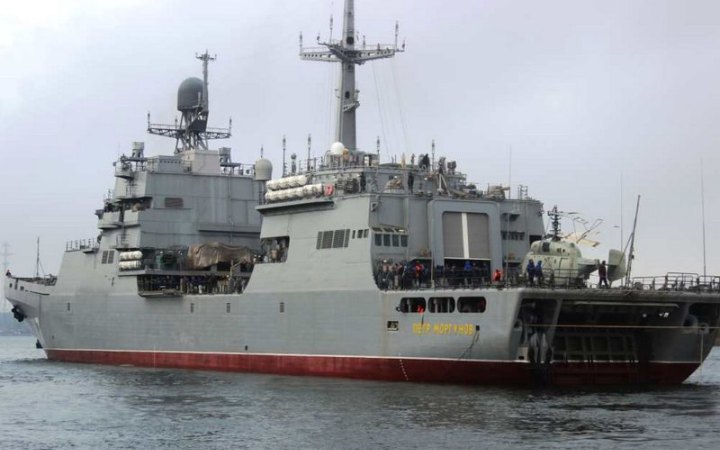 РФ перекинула в окупований Севастополь найновіший десантний корабель "Петр Моргунов"