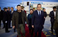 Зеленський прибув до Парижа