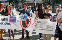 В Харькове снова напали на "языковой майдан"