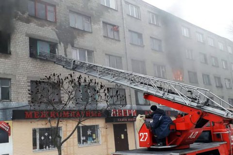 Три человека пострадали в результате пожара на Днепропетровщине