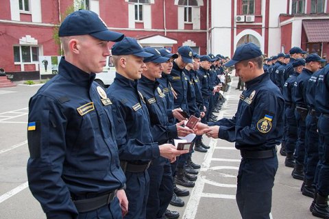 Бойцы Нацгвардии начали усиленное патрулирование в Киеве