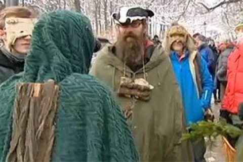 Сотни европейцев протестовали против вырубки Беловежской пущи