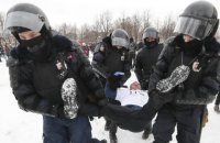 Число затриманих на акціях у Росії перевищило 4,5 тисячі (оновлено)