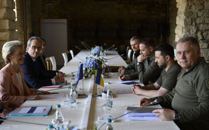 Володимир Зеленський зустрівся з Урсулою фон дер Ляєн