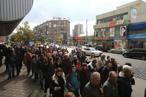 В Киеве прошел марш памяти о погибших в Бабьем Яру