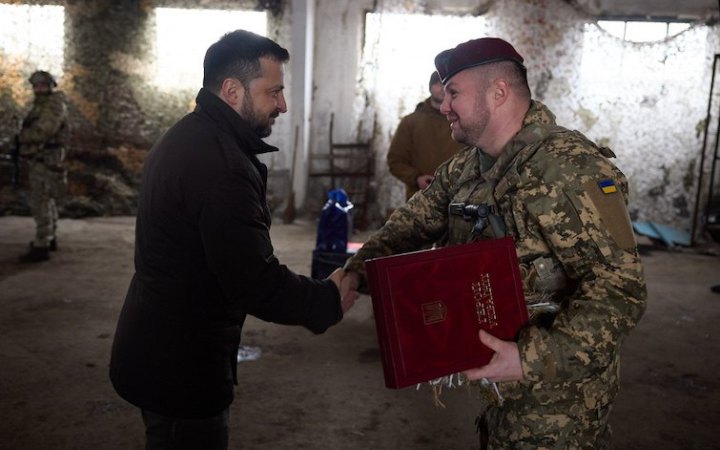 Зеленський відвідав командний пункт захисників Куп'янська