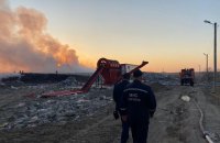 У Львівській області загорілося новояворівське звалище