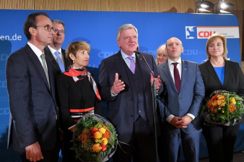 Партия Меркель на выборах в Гессене показала худший результат за полвека