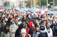 В Минске прошли протестные марши женщин и студентов, есть задержанные