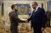 Зеленський передав міністру закордонних справ Британії інформацію про першочергові оборонні потреби України
