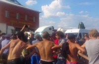 В российском городе начались античеченские беспорядки 