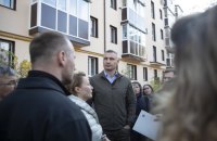 Відновлення будинків на проспекті Свободи, які постраждали від російських обстрілів, завершується, - Кличко