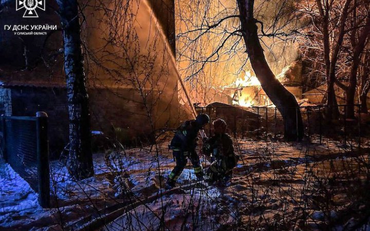 Сумщину протягом неділі обстрілювали вісім разів