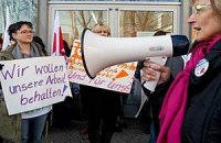 Немецкие профсоюзы устроили забастовки по всей Германии